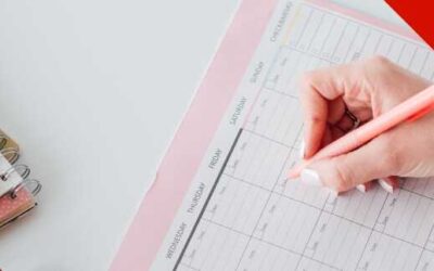 Pasos para llenar tu agenda