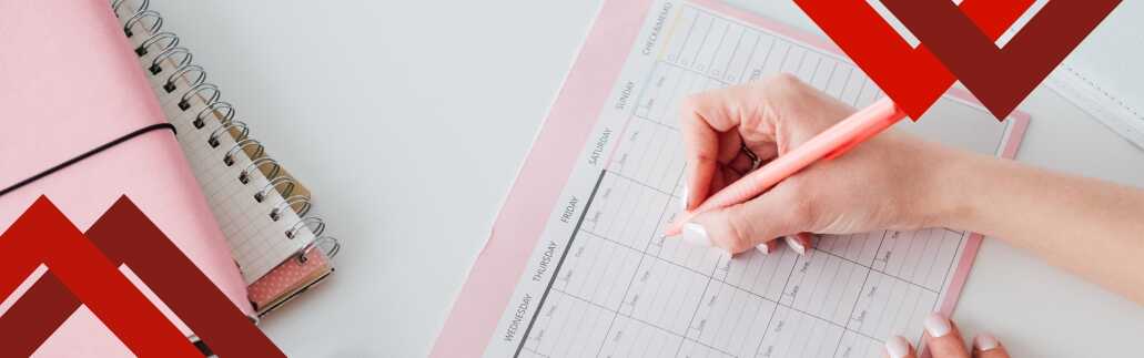 Pasos para llenar tu agenda